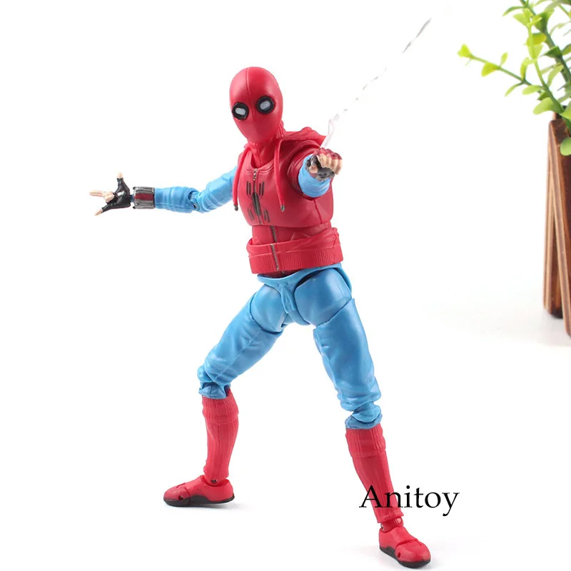 Фигурка Marvel Человек-паук для выпускного фигурка домашний костюм Ver. СВЧ игрушка; высота каблука 14 см