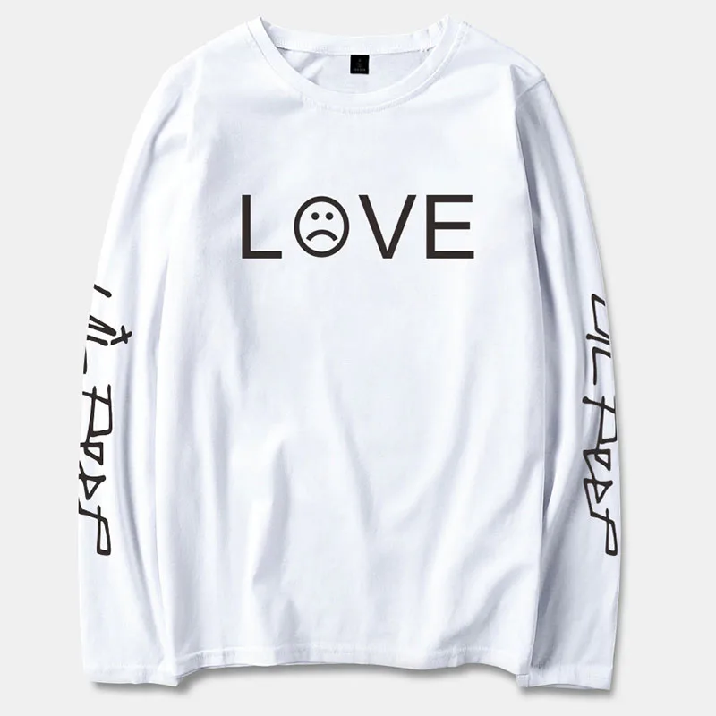 

Letters Full Sleeve T Shirt Men Print T-shirts Cotton Long Sleeve Nice Fashion Casual Hip Hop Streetwear Tee Shirts For Teens