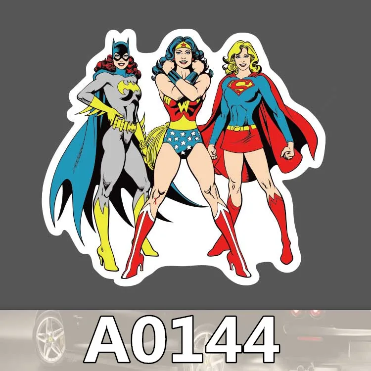Super Hero Hulk Batman Sticker Spiderman Anime Waterproof Suitcase DIY Laptop Guitar Luggage Skateboard Toy Lovely Stickers - Цвет: A0144