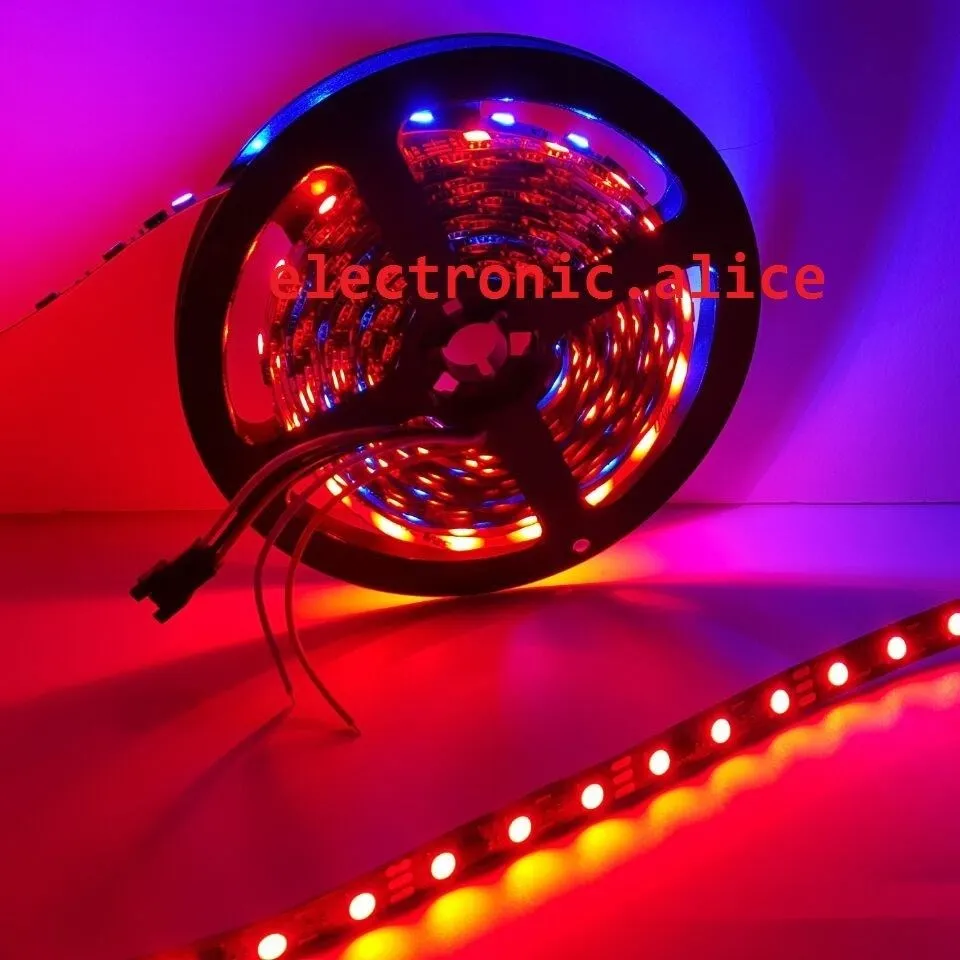 TM1914 1914 Full Dream Color Dual-line transimission 5050 RGB 150LED Strip Light 12V New | Освещение
