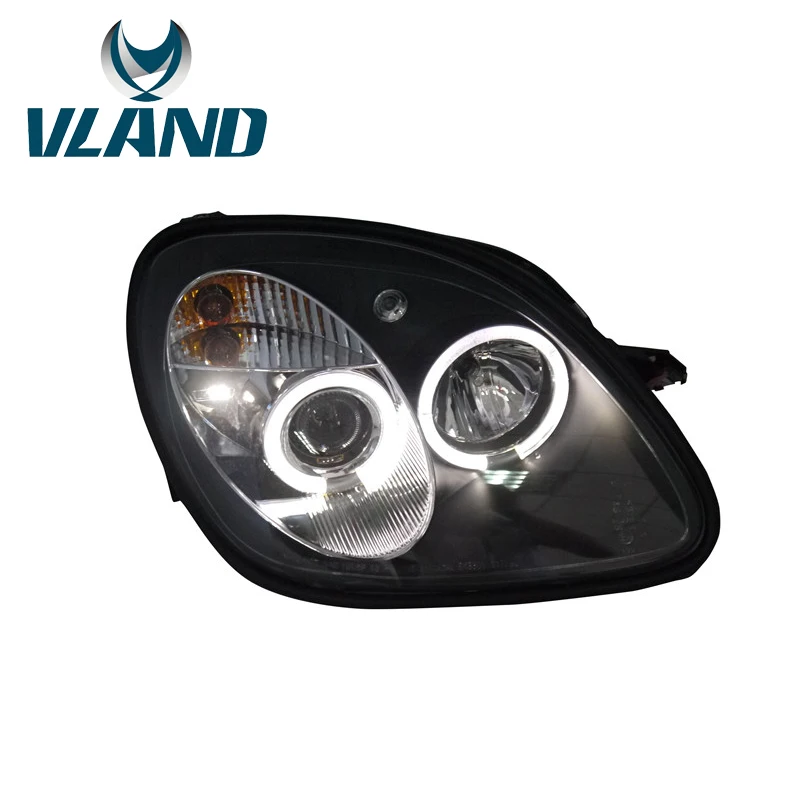 VLAND завод для автомобильных фар для R170 головной светильник 1996-2004 SLK200 SLK230 SLK320 светодиодный головной светильник ксеноновый Лен с DRL Plug And Play