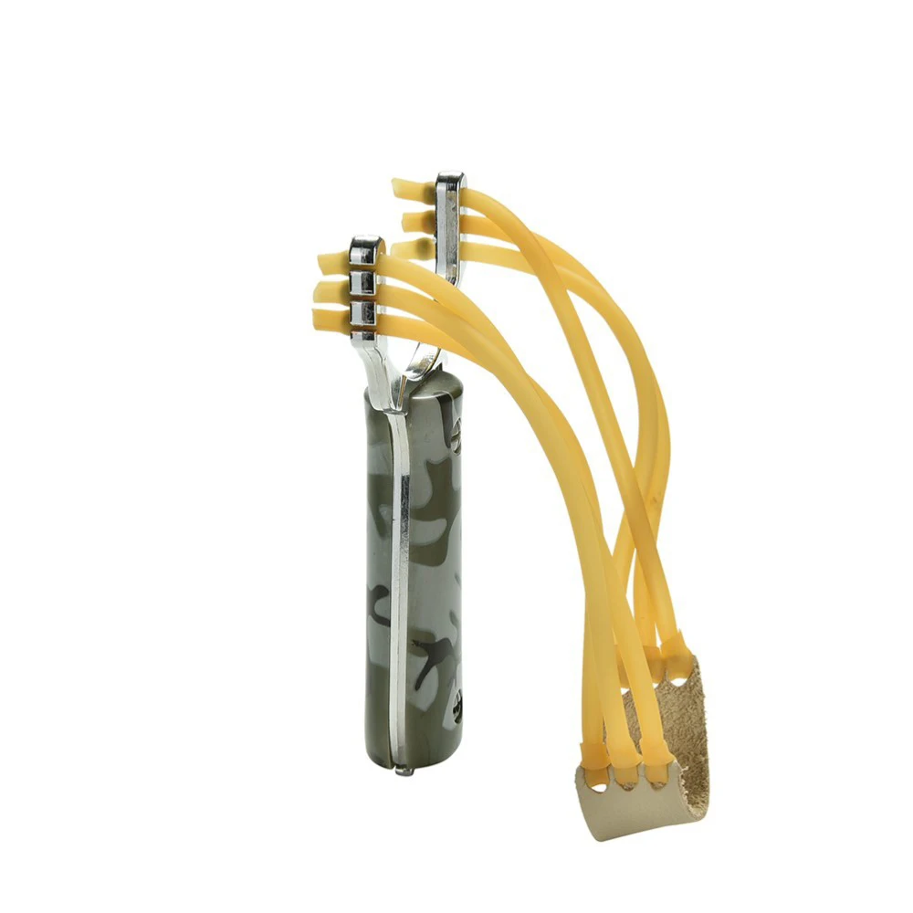 Профессиональный мощный Рогатка из сплава резины катапульта камуфляж лук