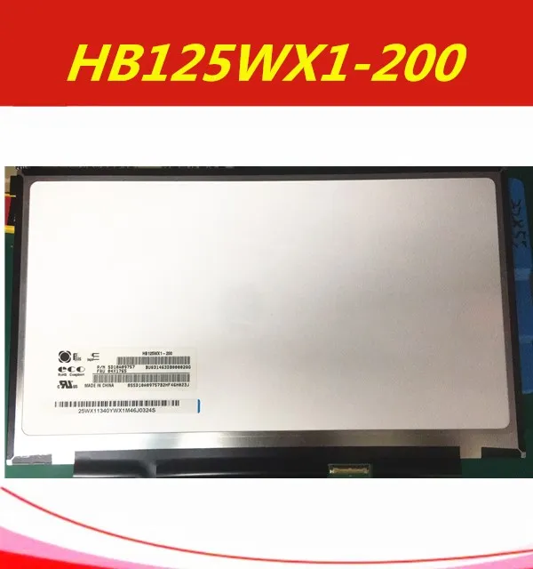A-для BOE HB125WX1-200 FRU 00NY403 HB125WX1 200 Матрица для ноутбука 12," 30Pin eDP 1366X768 HD матовый ЖК-дисплей