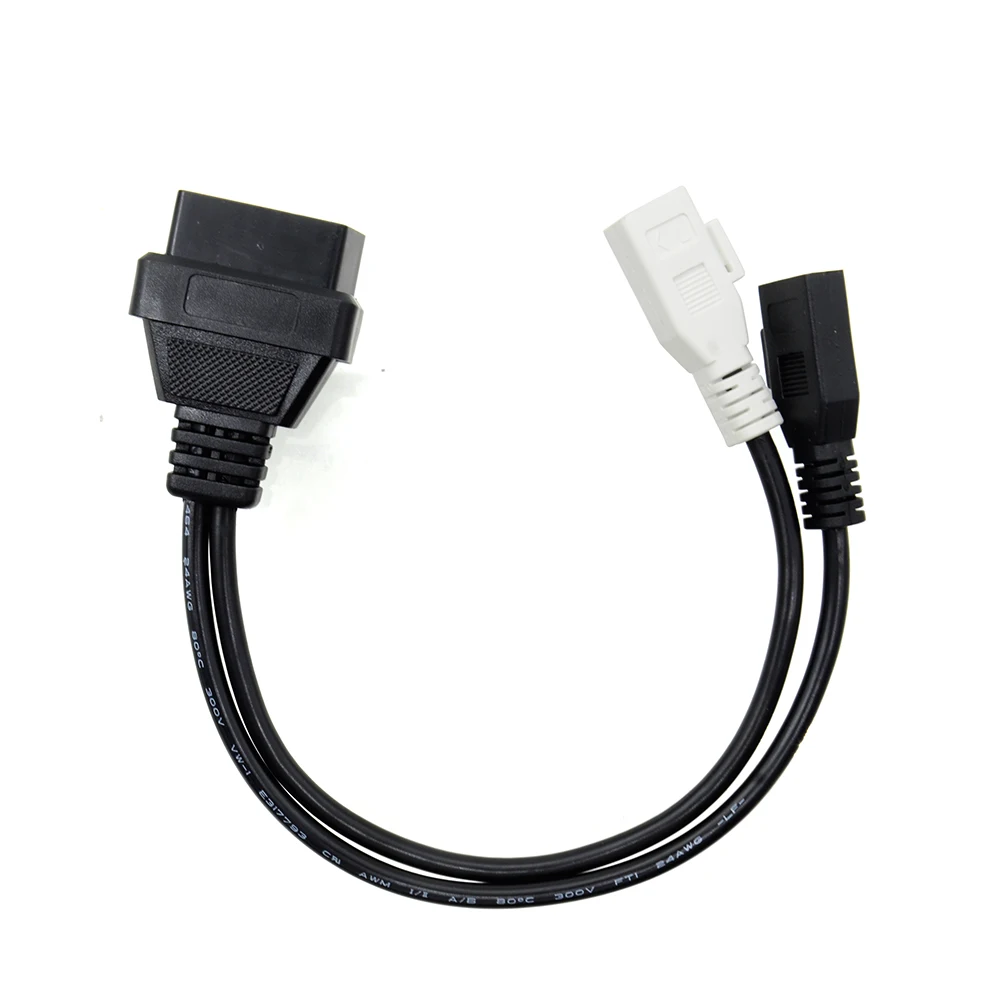 Автомобильные аксессуары кабель 2 P + на 16Pin OBD2 VAG COM адаптер для AUDI 2X2 OBD1