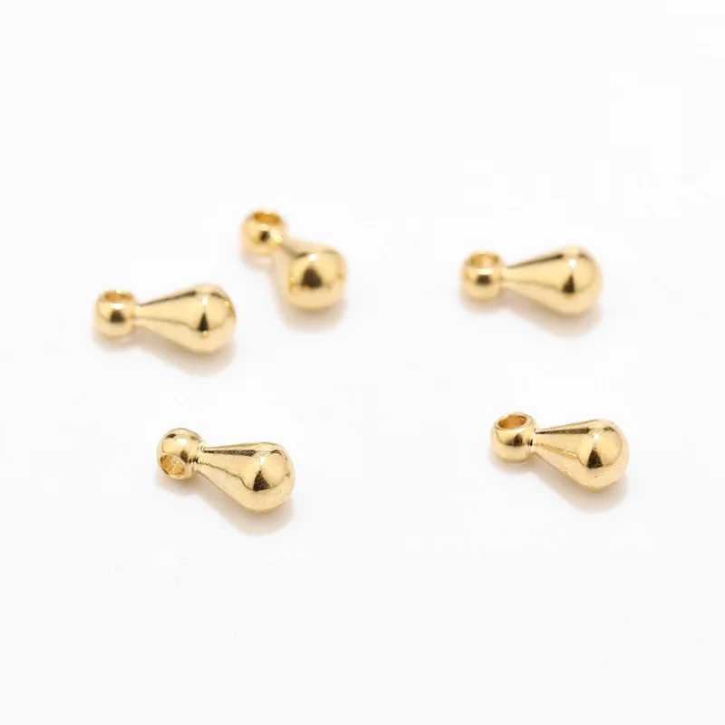 Модные Позолоченные расширительные бусины из нержавеющей стали 316L 3*6