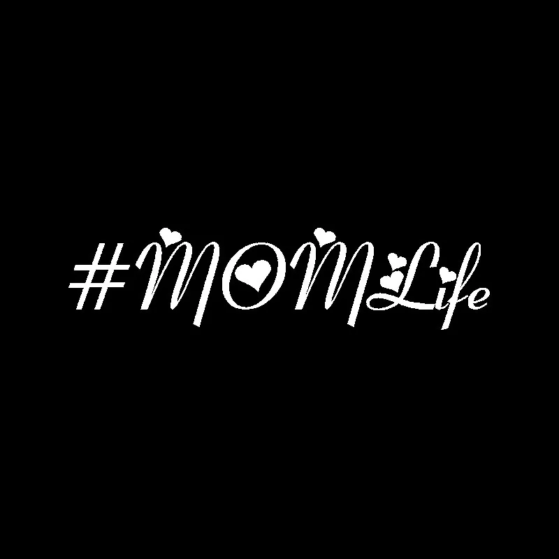 QYPF 15 8 см * 3 5 модные виниловые аксессуары Mom Life ретро-отражающая наклейка
