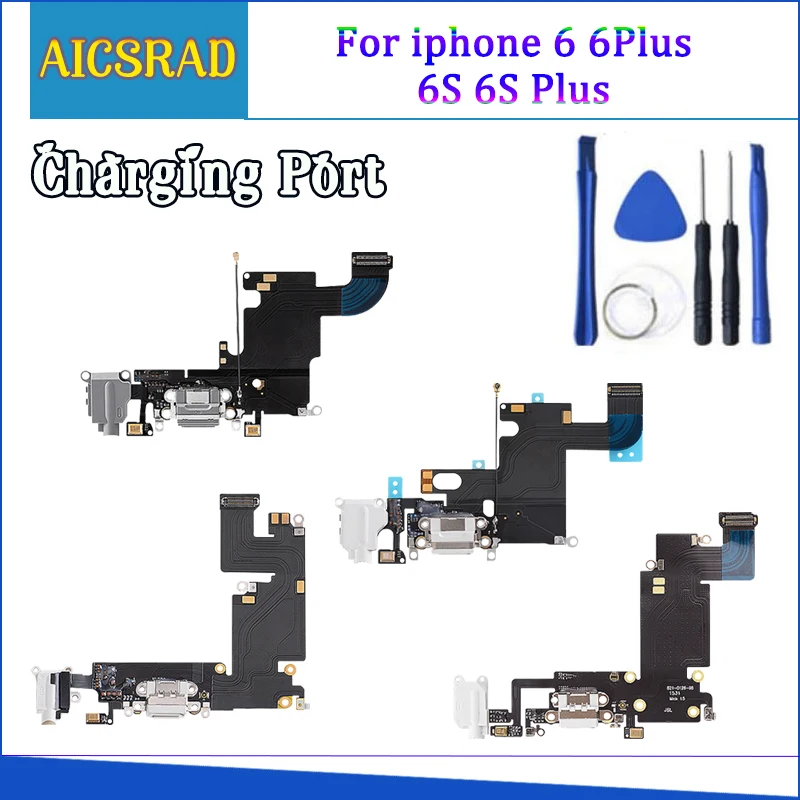 1 шт. Новый зарядный порт USB док разъем Замена для iPhone 5 5S 6 6S 7 Plus наушники аудио