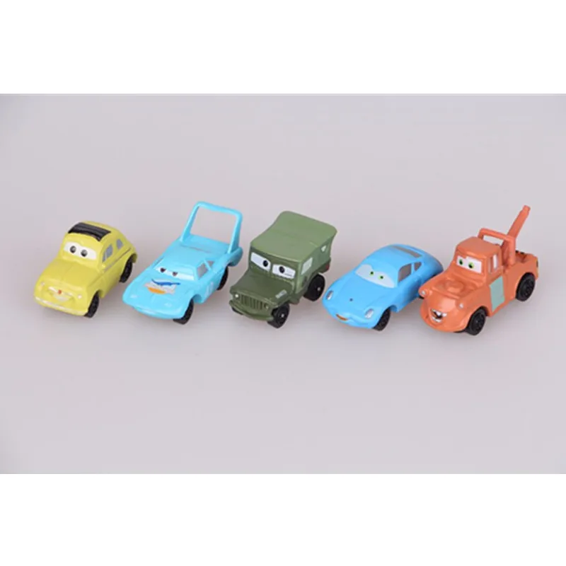 Disney Pixar Cars новые модели автомобилей 14 шт. подвижные милые мини фигурки для