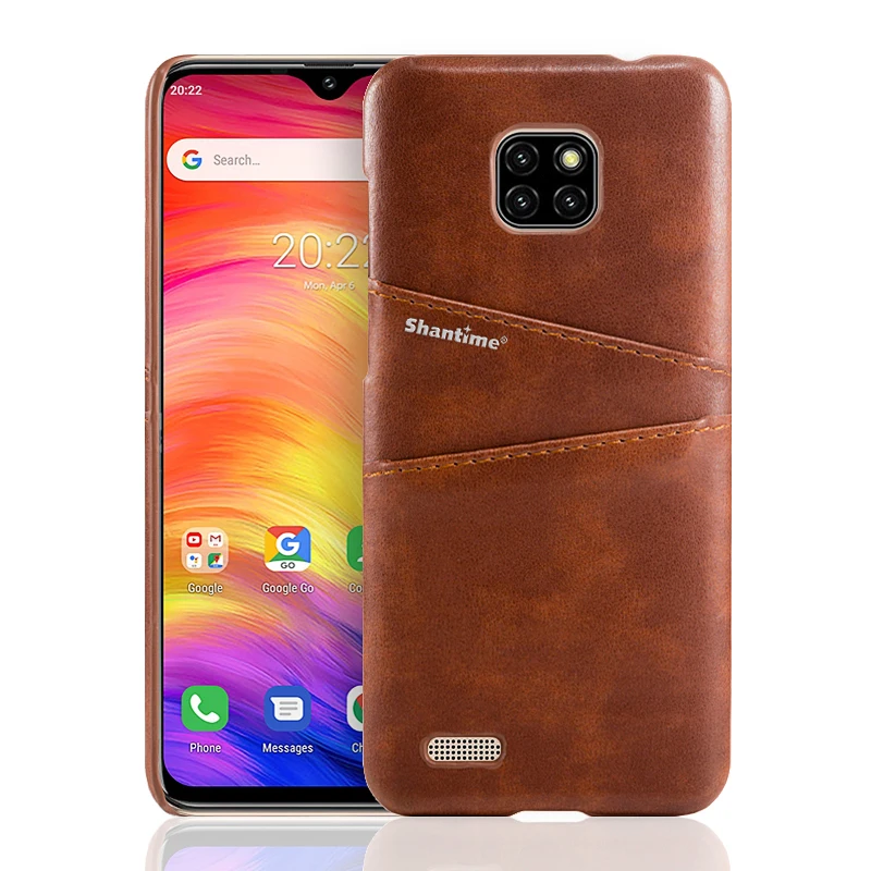 Brown Роскошная винтажная Обложка на заднюю панель из искусственной кожи для Ulefone Note 7 чехол для телефона для Ulefone Note 7 чехол со слотом для карт - Цвет: Brown
