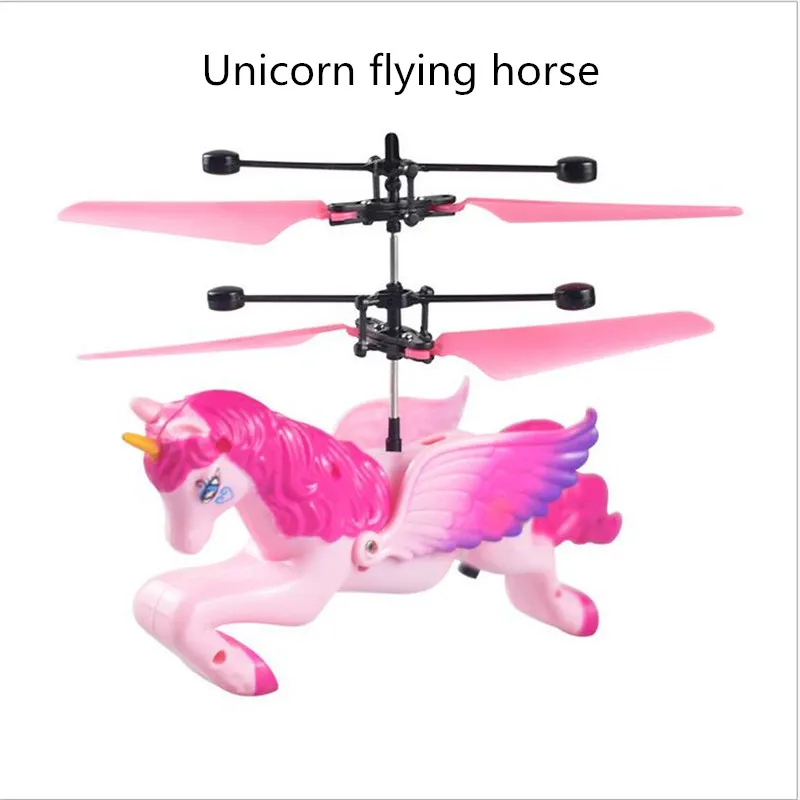 Fly Minion мигающий Вертолет ручной контроль RC игрушка индукционный вертолет мини