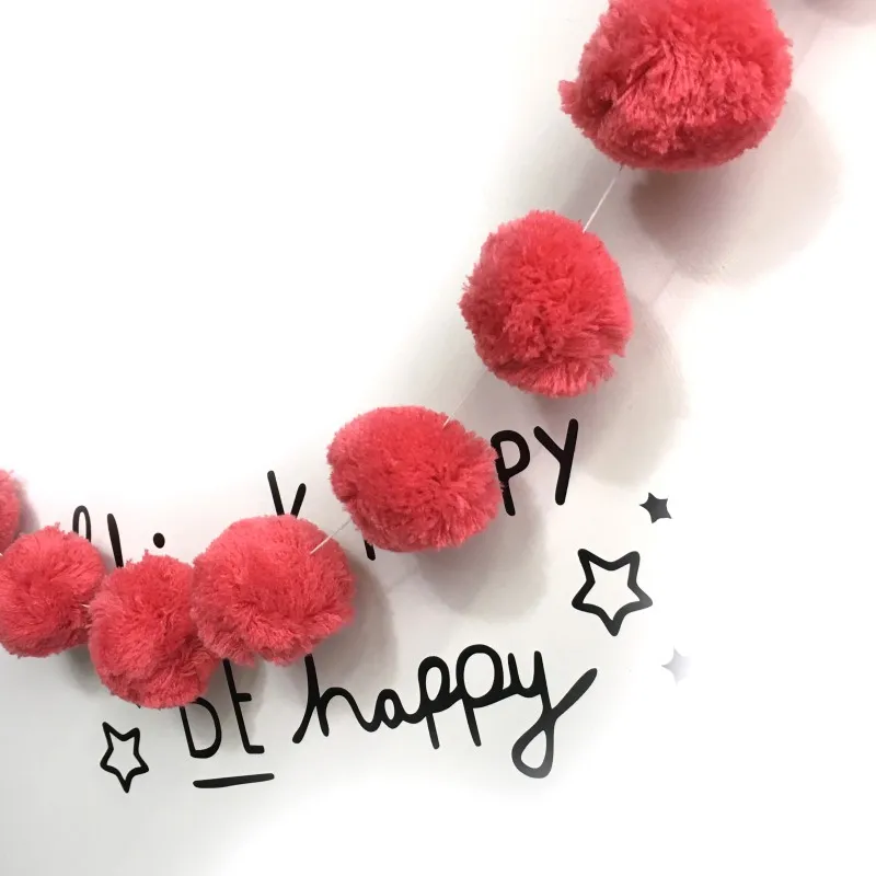 Серия нордических волос шар украшение кулон шарик из шерстяного войлока