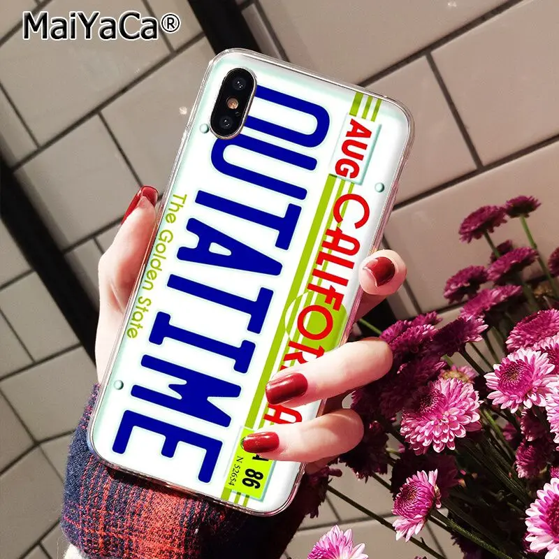 Чехол для телефона MaiYaCa с задней частью в будущем delean Time Machine для iphone 11 Pro 11Pro Max 5 5Sx 6 7plus 8 8Plus X XS MAX XR