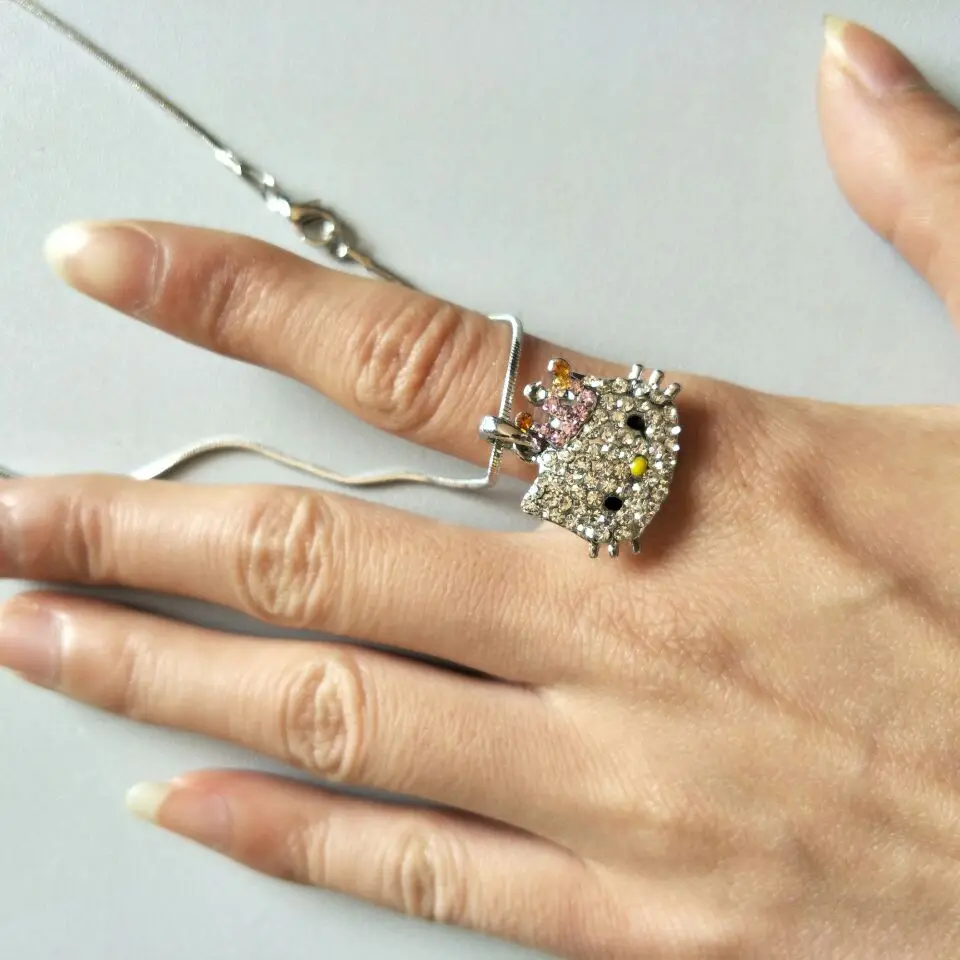 Цепочки и ожерелья cat Jewelry Bojiux Нержавеющая сталь цепи Цепочки и Ожерелья Подвески милый котенок кошка Цепочки и ожерелья s Модные украшения для женщин