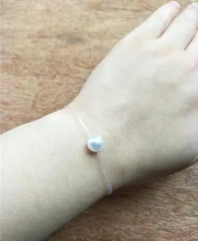 S 148 2017 индивидуальный простой дикий Невидимый жемчужный короткий браслет из