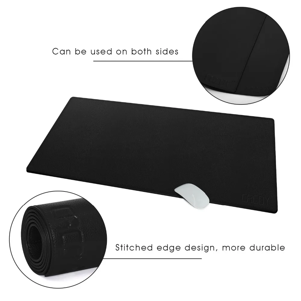 Коврик для мыши из искусственной кожи размер 100*40 см|desk mat|mouse padleather mouse pad |