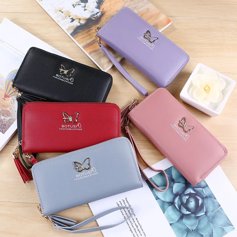 Women Lady Purses Wristlet Handbag Long Zipper For Coin Cards Money Notecase Holder LXX9 | Багаж и сумки