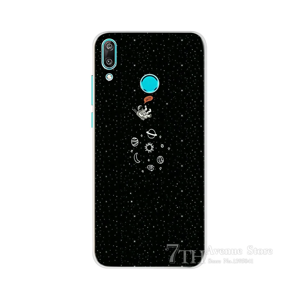Розовый Силиконовый чехол для телефона из ТПУ для huawei Y7 Prime, мягкий чехол из ТПУ для huawei Y7, чехол для huawei Y 7 Y7 Prime - Цвет: Розовый