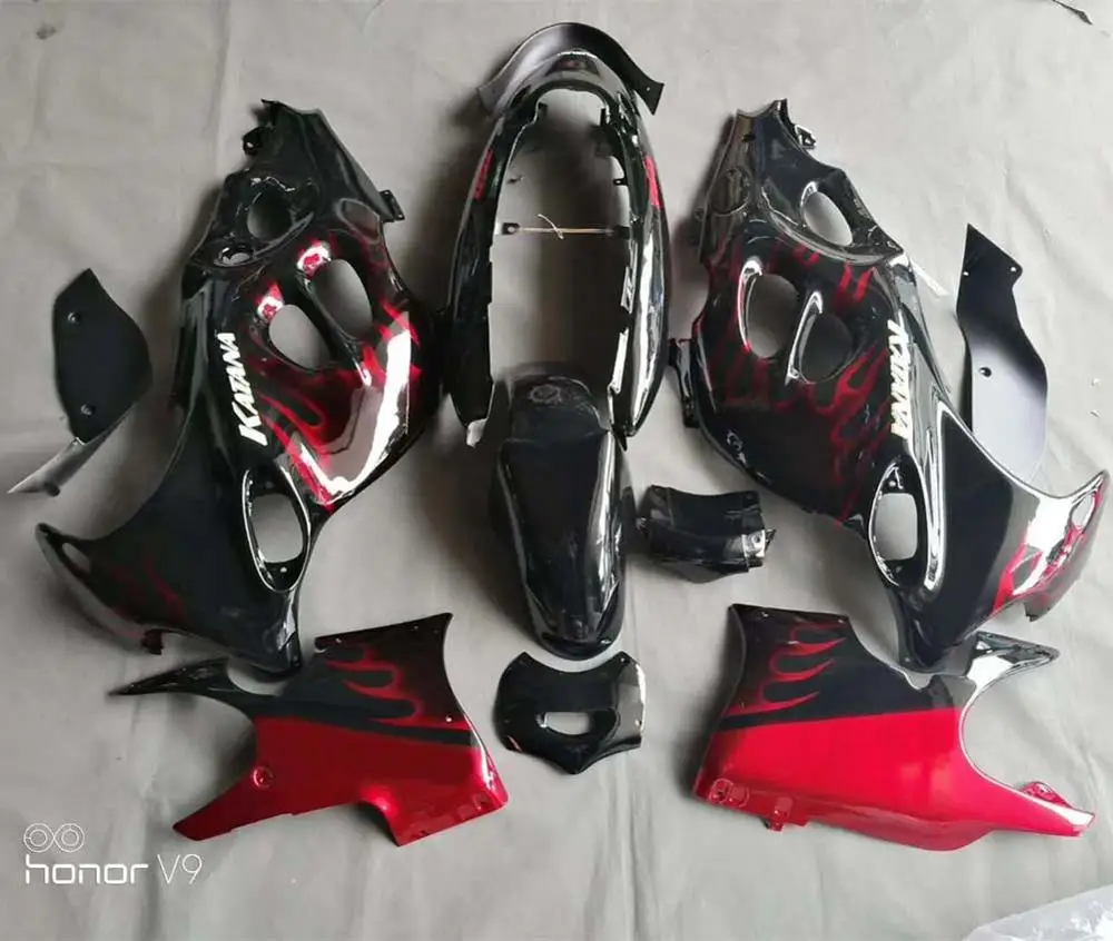 GSX750F 98 06 корпус обтекателя мотоцикла Рабочая рамка Крышка бака боковая панель