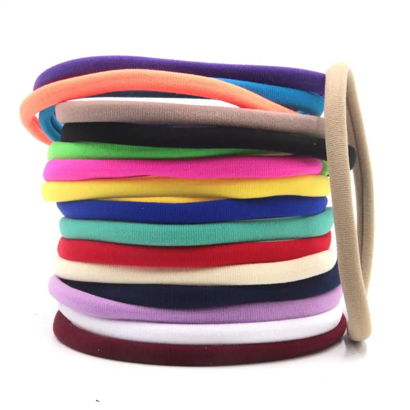 Лента для волос эластичная нейлоновая повязка на голову 10 мм 60 шт./лот Новое