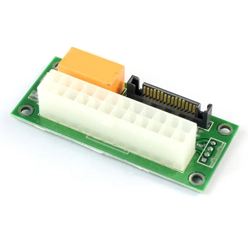 Overfly питание для ATX SATA к Molex 4Pin синхронизации синхронный Starter Extender карты двойной