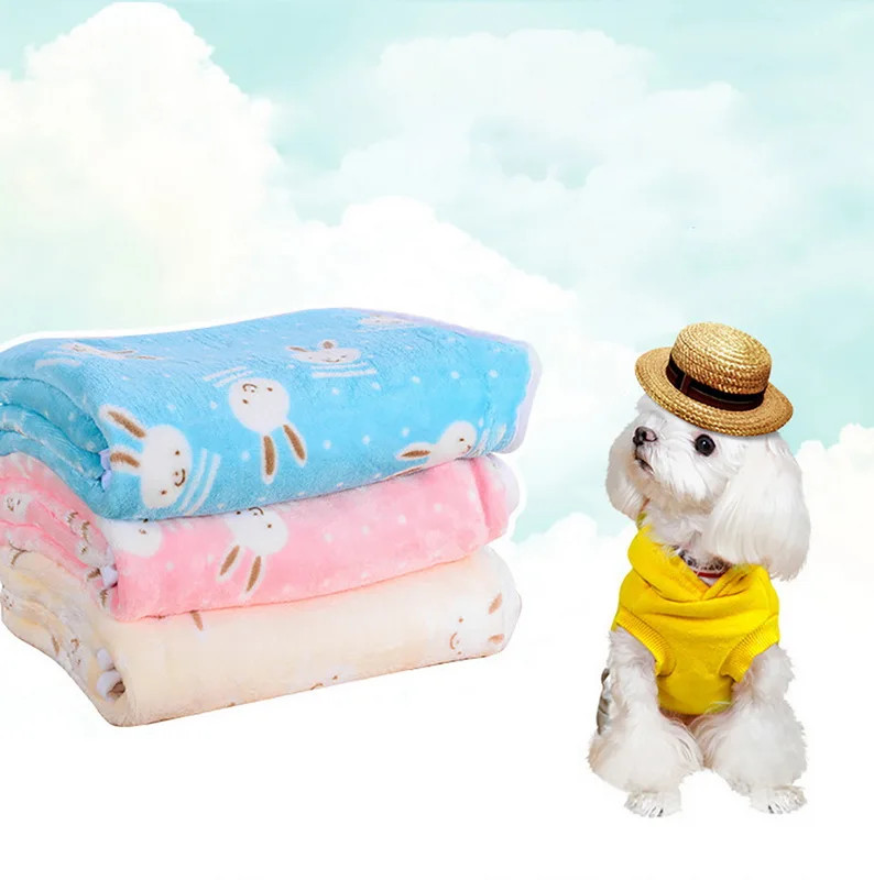Hoomall мягкое Коралловое Флисовое одеяло для собаки питомца дышащий коврик кошки