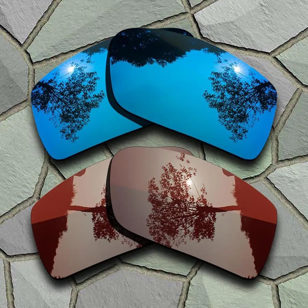 Blue-Bronze Brown Солнцезащитные очки поляризованные Сменные линзы для солнцезащитных очков - Цвет линз: Blue-Bronze Brown