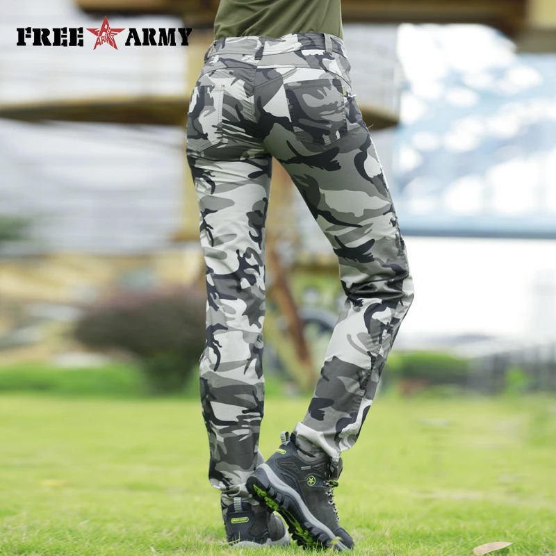Брюки женские камуфляжные Прямые хлопковые в стиле милитари|pants capri|pants women summerjogger