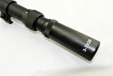 3-7X28 воздушный Мягкий Прицел для охотничьей винтовки с свободные крепления и