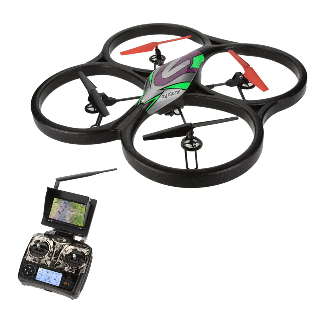 Профессиональные WLtoys V666 5 8G FPV 6 Axis 4CH RC для большого квадрокоптера Дрон НЛО с 2.0MP HD