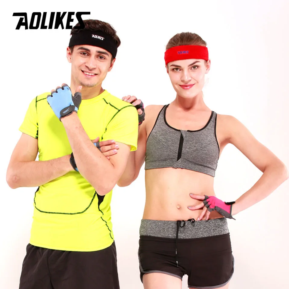 AOLIKES, 1 пара, перчатки для спортзала с полупальцами, Перчатки для фитнеса, унисекс, для взрослых, на запястье, для занятий тяжелой атлетикой, для мужчин и женщин