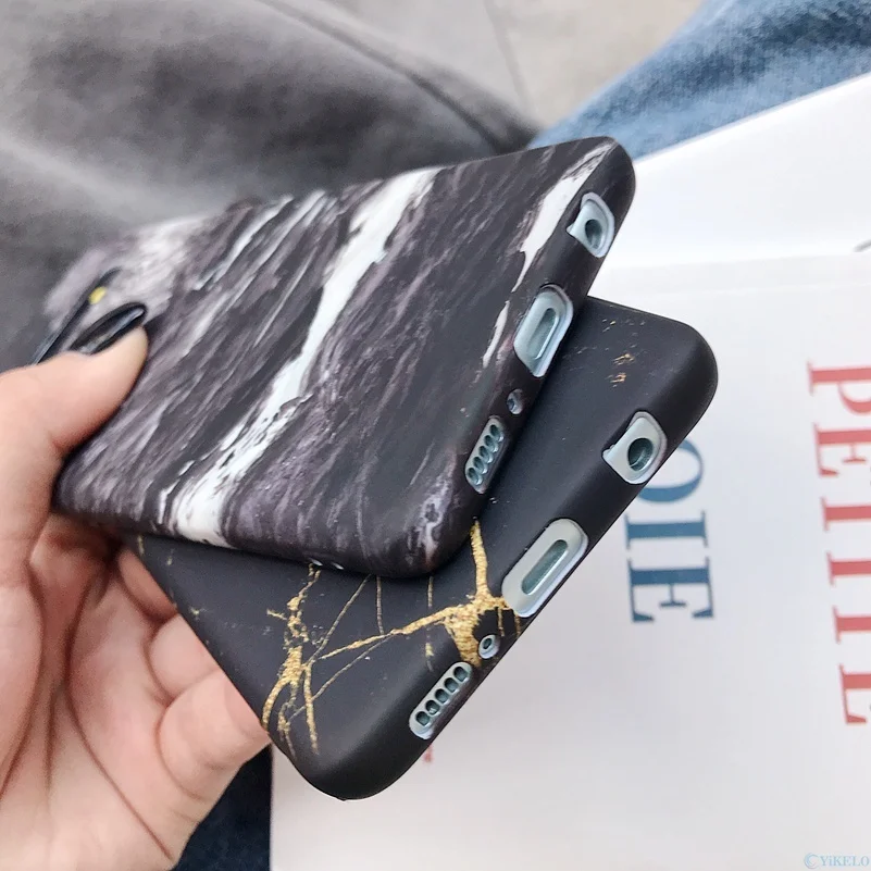 Мраморный чехол для телефона samsung Galaxy S7 Edge S8 S9 S10 Plus e Note 8 9 Note9 S10e S9+ жесткий чехол с рисунком