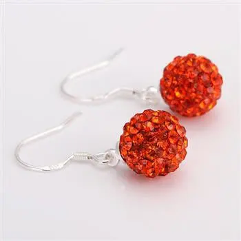 SBE036 Fashion Jewelry Shamballa Earring New Tresor Paris Allure CZ Disco Ball Bead klox fyhr | Украшения и аксессуары