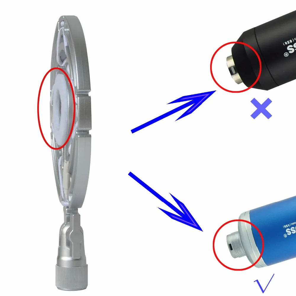 Freeboss искусственный конденсаторный микрофон с амортизационным креплением |