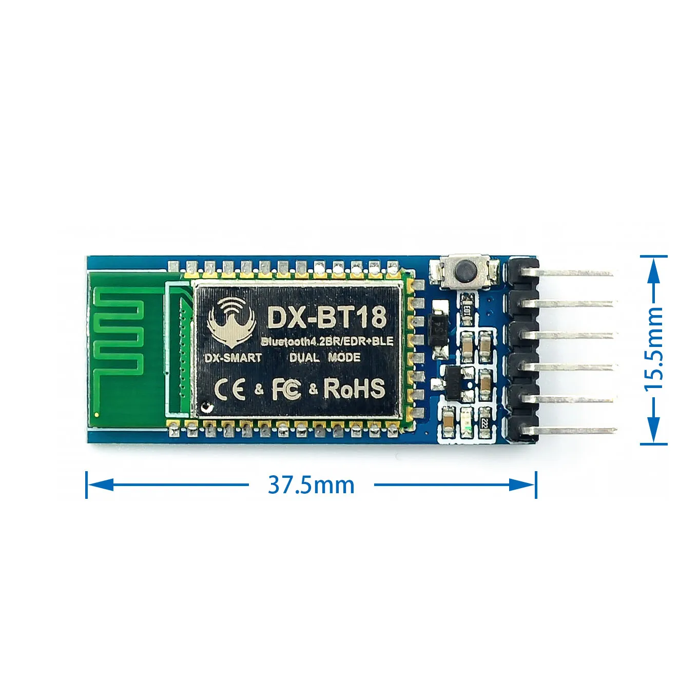 DX-BT18 SPP2.0 Bluetooth module serial transmission BLE4.0 support Compatible with HC-05 HC-06 | Электронные компоненты и