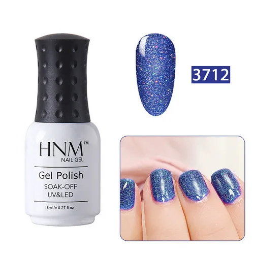 3712 HNM 8 мл 22 Цвета Блеск УФ-гель для ногтей грунтовка для ногтей длинный последний Гель-лак полуперманентные чернила - Цвет: 3712