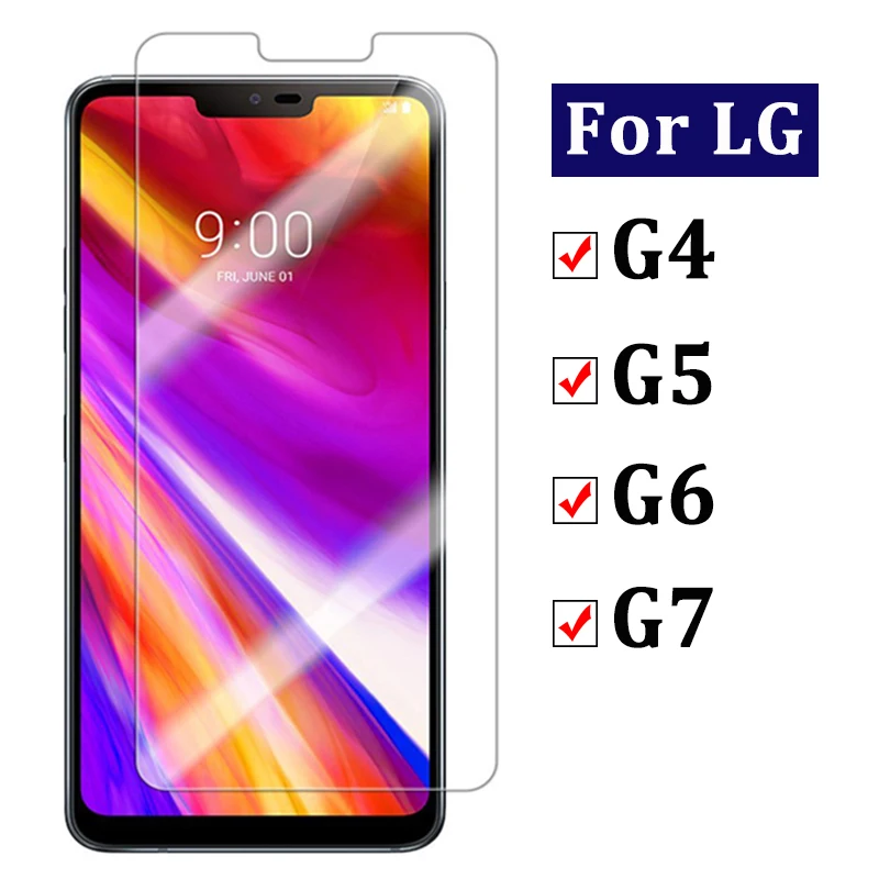 Защитное стекло для LG g5 g4 g6 g7, защитная пленка g 4 5 6 7, закаленное экранное стекло 4g 5g 6g 7g, чехол для дисплея