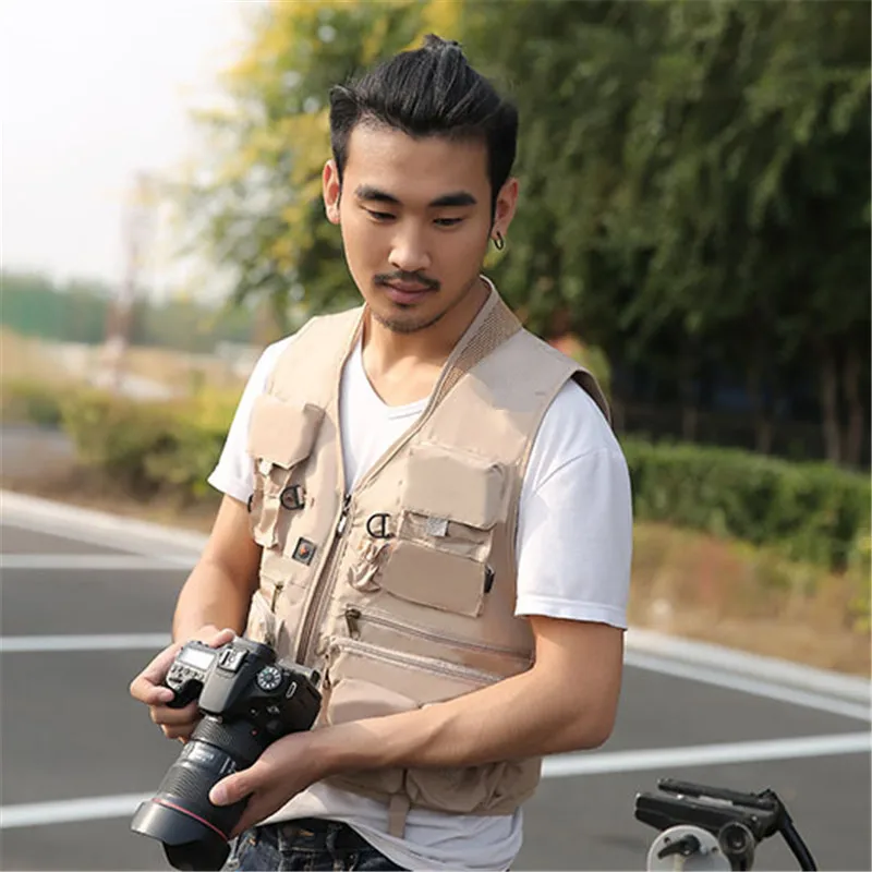 Жилет для рыбалки на открытом воздухе водонепроницаемый мужской жилет с