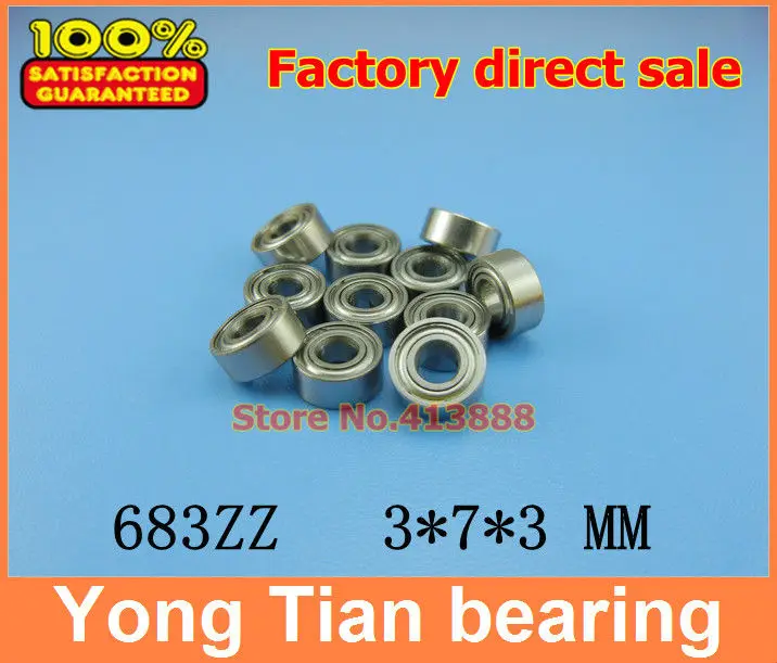683ZZ L-730ZZ 3x7x3 mm Deep groove ball bearing Miniature High quality 683 683Z S683ZZ 3*7*3 | Обустройство дома