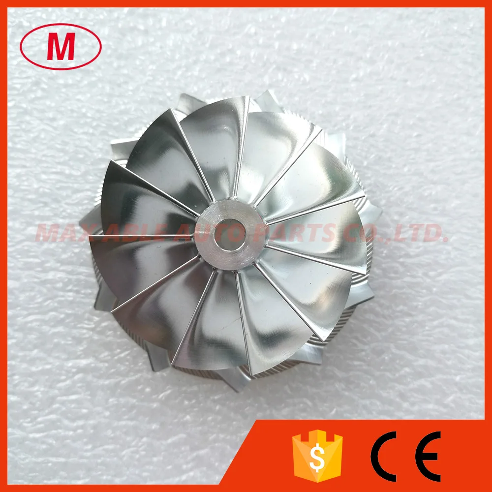 GT15-25 720915-0004/737692-0002 обновления высокопроизводительный турбинный рабочее колесо компрессора 47,50/60,01 мм 11+ 0 лезвия для Q7