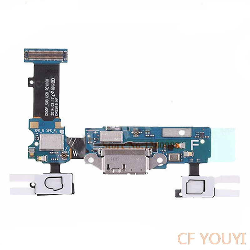 CFYOUYI usb зарядный порт кабель док-станция разъем гибкий для samsung Galaxy S5 i9600 G900F G900M G900P G900A G900H G900S G900i запчасти