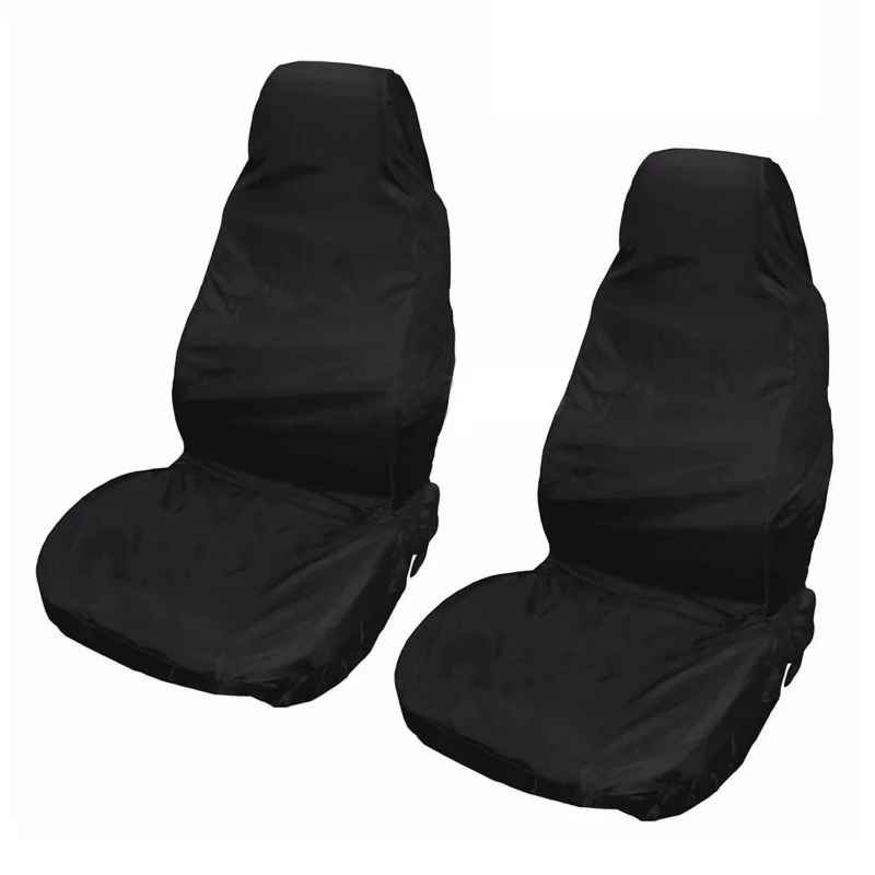 

2 pcs Universal Automobiles Seat Covers Waterproof Nylon Auto Van Front
