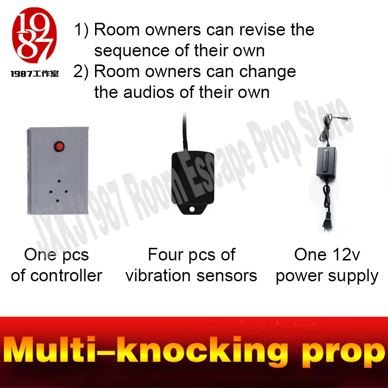 JXKJ1987 реальная жизнь побег комната игры мульти-ударный реквизит для побега