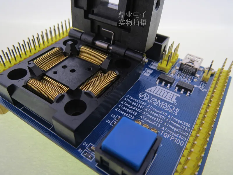 Оригинальное тестовое сиденье ATMEL IC ATmega2560/1280/2561/3250/6450 программируемое гнездо