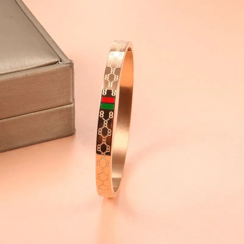 Silver Color Men Women Casual Wedding Party Fashion Bangles Luxury Stainless Seel ClassicCharm Bangles Jewelry Gift