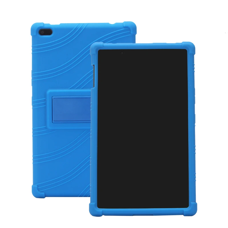 Мягкий силиконовый чехол для Lenovo Tab 4 8 ТБ 8504X планшета TAB4 8504F с подставкой + пленка