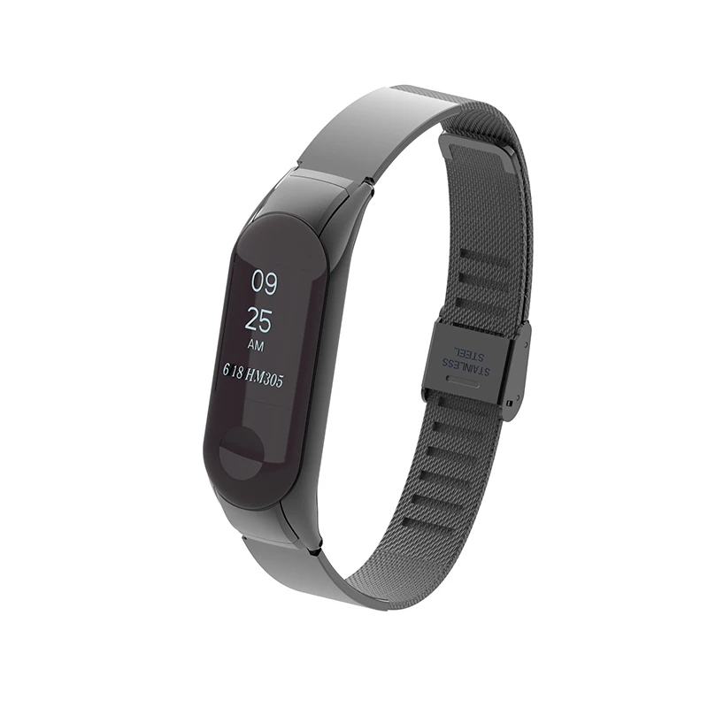 AKGLEADER для Xiao mi Band 3 ремешок на запястье металлический Безвинтовой браслет из нержавеющей стали для Xiaomi mi Band 2 3 браслет на запястье Pulseira
