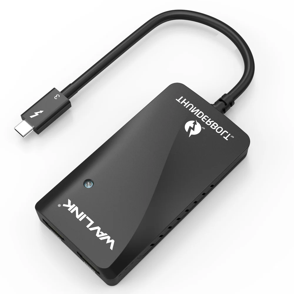 Адаптер Thunderbolt 3 двойной HDMI-адаптер для дисплея разветвитель usb type-C концентратор 40