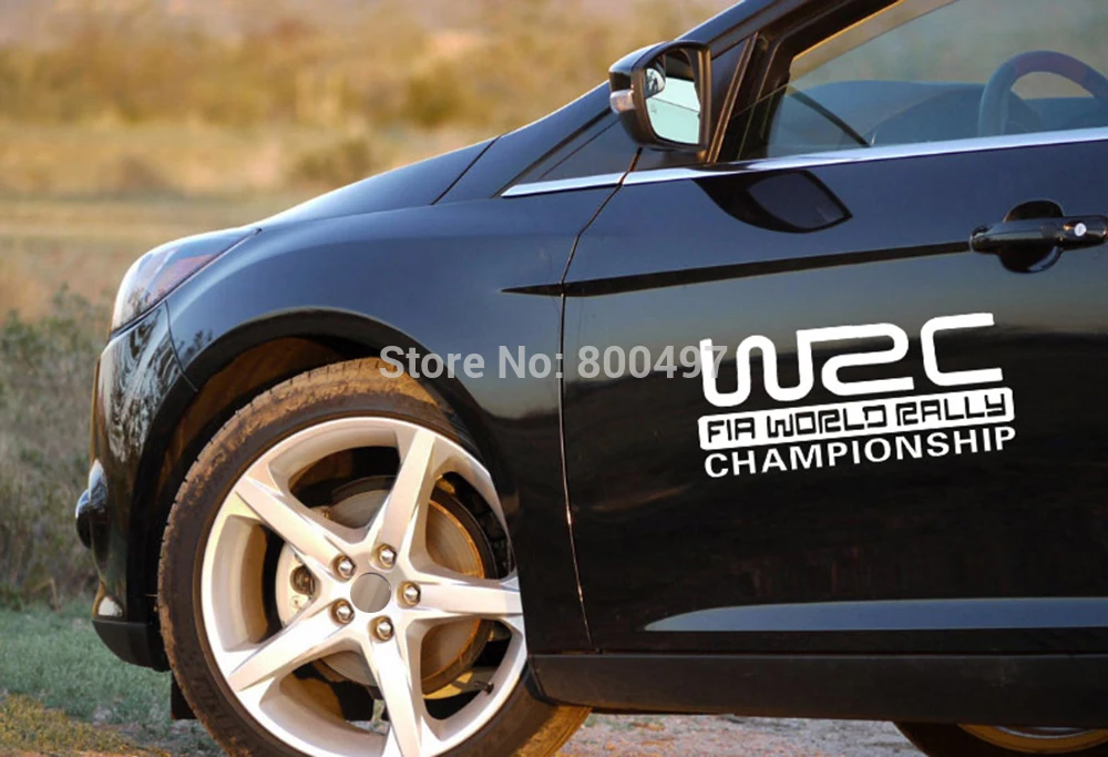 Новые стильные модные креативные автомобильные декоративные наклейки WRC FIA
