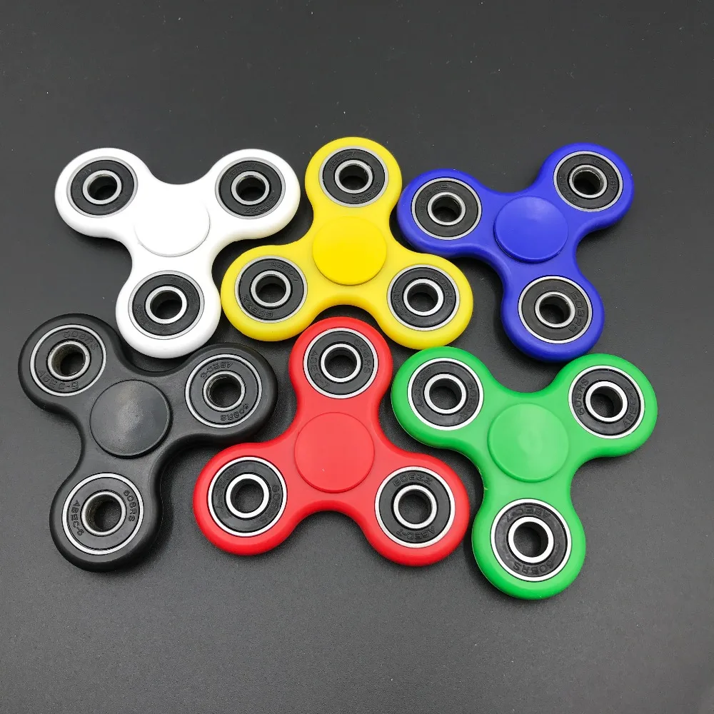 Tri блесны Непоседа пластиковые EDC руки Spinner игрушка для аутизма и СДВГ анти стресс