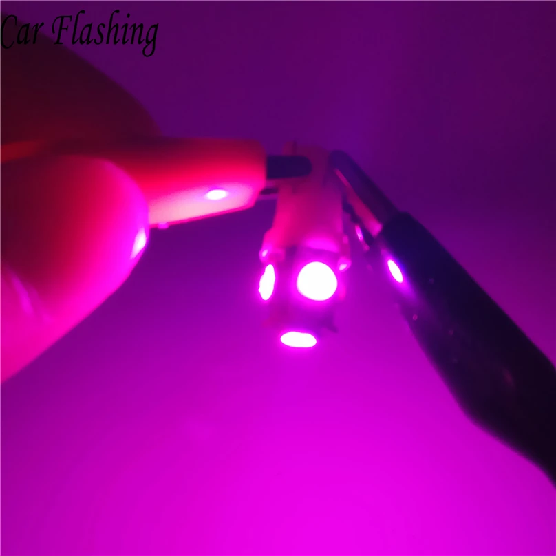 Автомобильный мигающий 100 шт. рекламный светодиод T10 5 smd 1206 5led 5SMD автомобильный